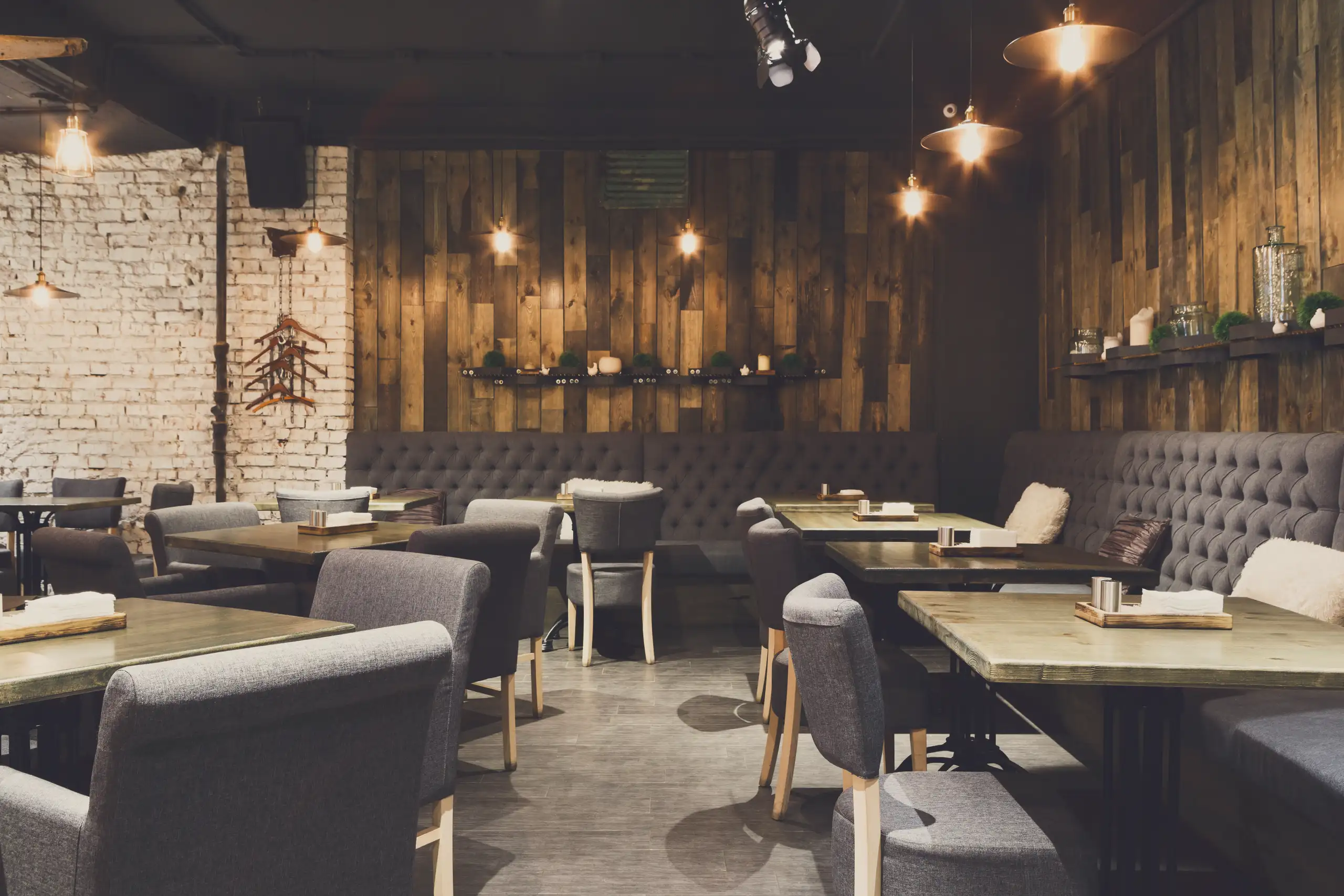 Wykończenia restauracji